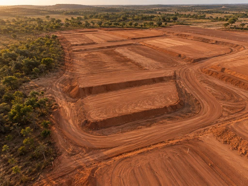 Projeto de Terraplanagem realizado pela AGROENG